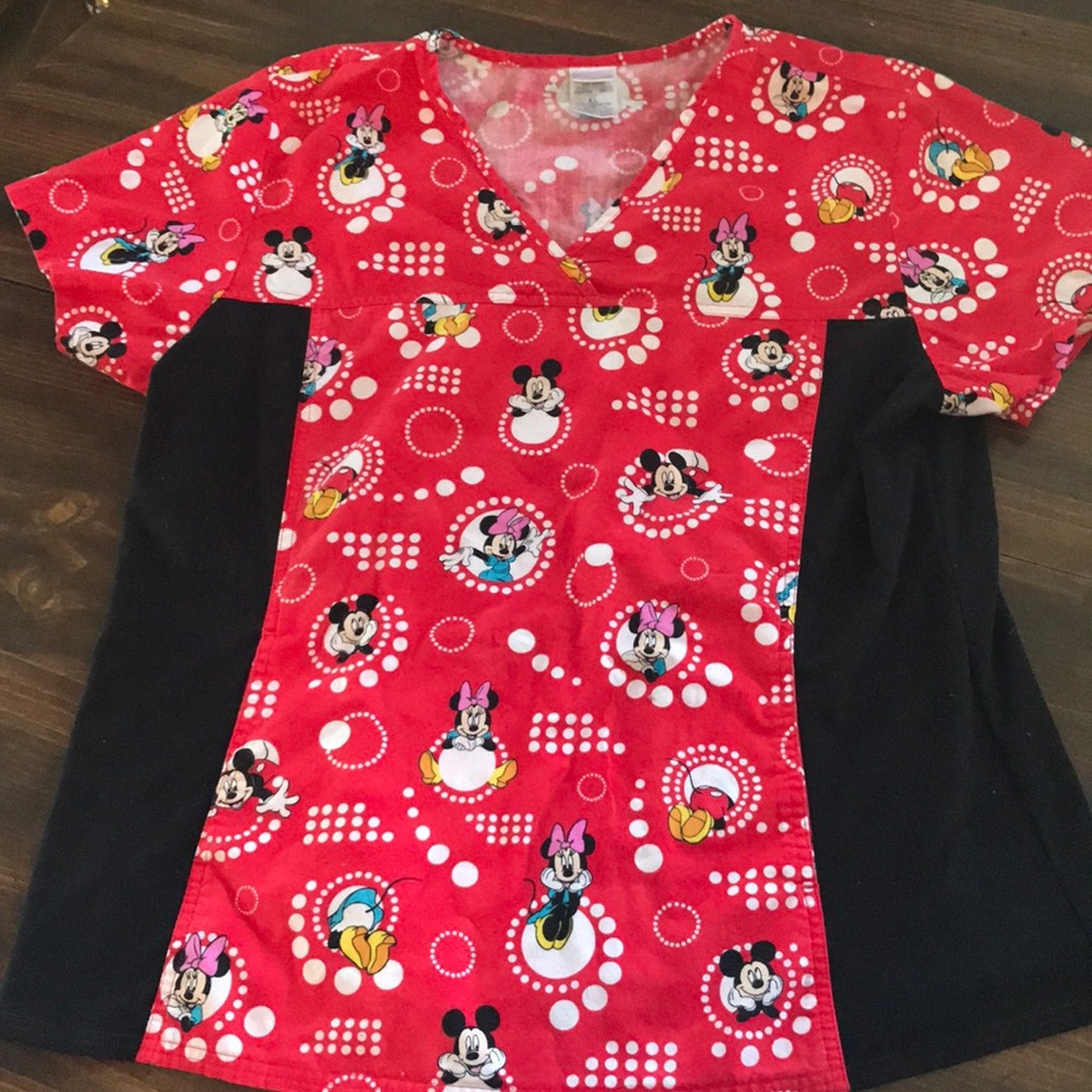 Disney scrub top